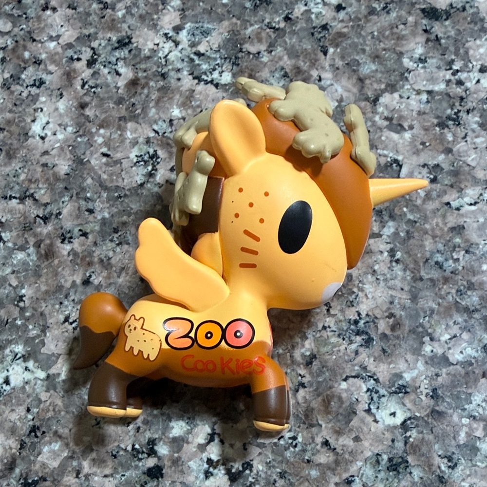 Tokidoki Orange and Brown Figurine